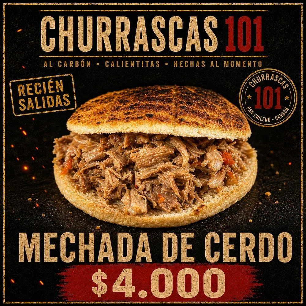 Churrasca Mechada de Cerdo